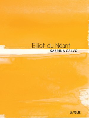 cover image of Elliot du Néant